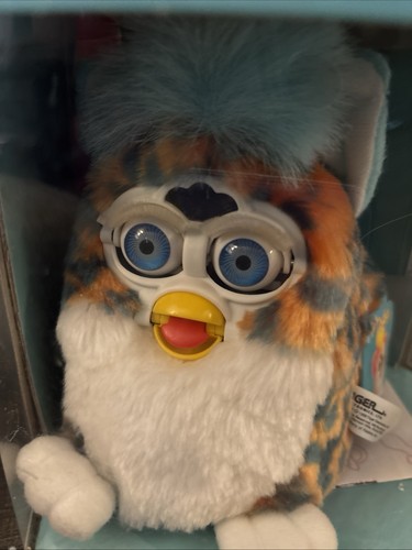 TIGER FURBY BABY 1999 Vnt Rara Elettronica Interattiva Ghepardo Arancione Occhi Verdi - Foto 2 di 7