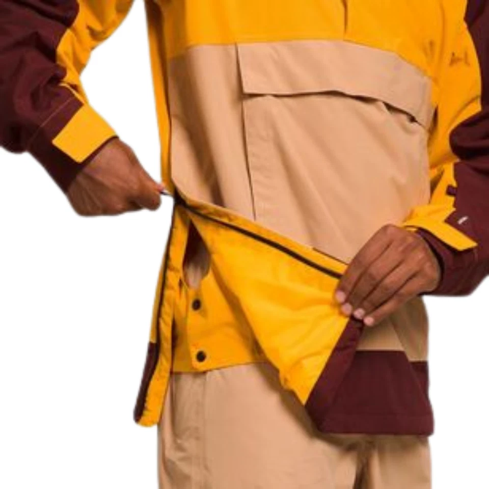 The North Face Men's Extra Large Driftview Anorak Snow Jacket Summit Gold - New - image 3 of 4