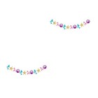 2 stücke leichte hängende kreative hängende schmückende papier banner