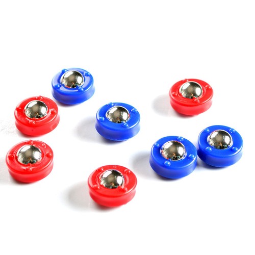 Set 2 Gamberetti Bambino Piccole Palline di Plastica per Giochi Mini Tavolo Curling - Foto 3 di 12