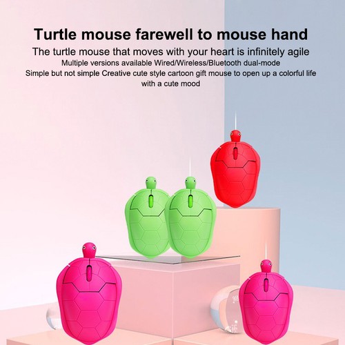 Cartoon Turtle Mouse Gamer Lovely 3D Gaming Wired Mouse 1200DPI 3 Key For Laptop - Afbeelding 11 van 28