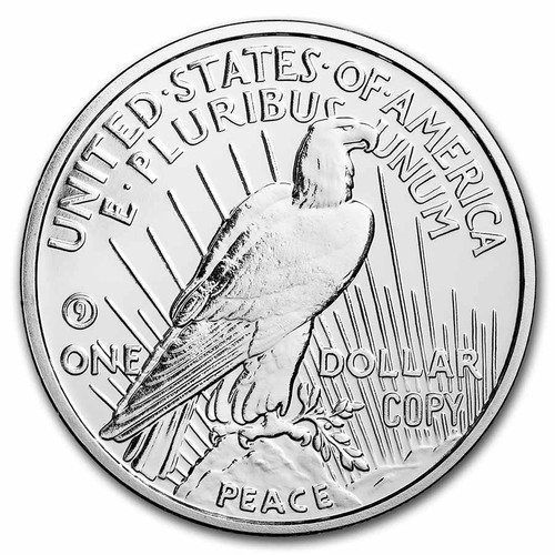 1 oz Silbermedaille - Peace Dollar - Bild 2 von 2