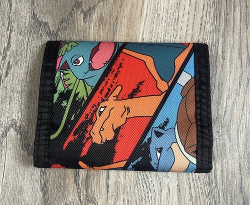 Pokemon Pikachu & Friends Triple Cartera Lona Biselada Impresión Completa NUEVO - Imagen 5 de 11