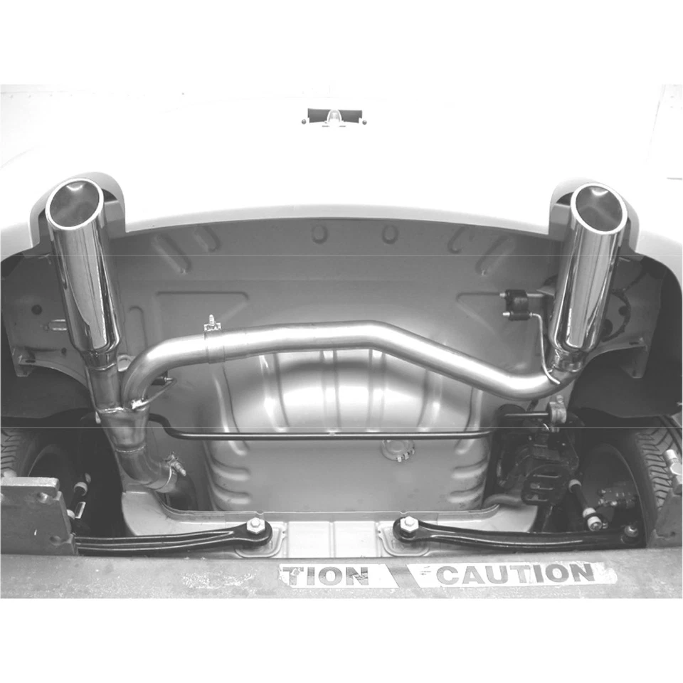 Escape trasero de acero inoxidable Borla 140070 Cat para Dodge Neon SRT-4 2003-2005 2,4 L Foto 3 de 4