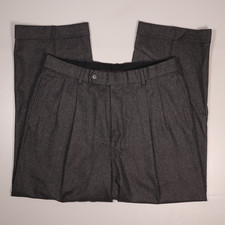 VTG Brooks Brothers Pants Men 33x27 Wool Classic Trouser Slacks Pleated Canada