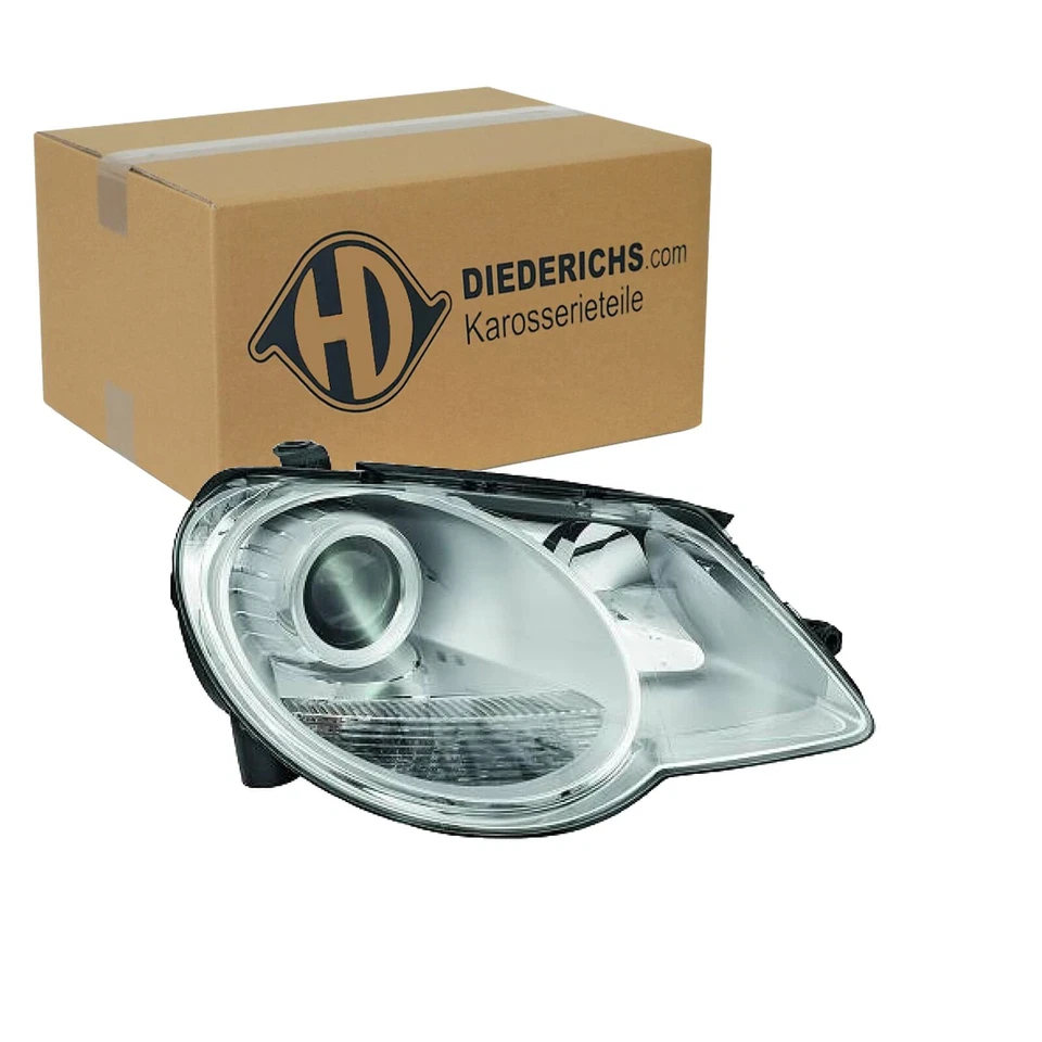 DIEDERICHS HALOGEN SCHEINWERFER mit LWR-Motor LINKS passend für VW EOS | 2225081 - Bild 2 von 4