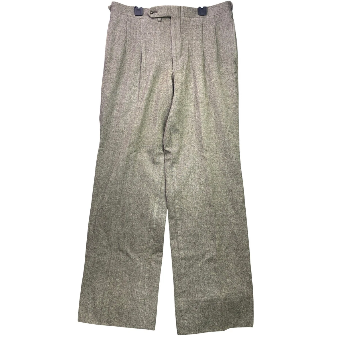 Brown 100% Wool Vintage Pants for Men for sale | eBay display picture 1