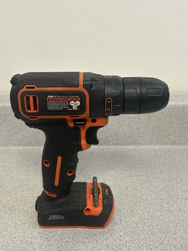 Black And Decker 20 Volt Cordless Drill With Battery Charger & 3 Batteries - Bild 6 von 15