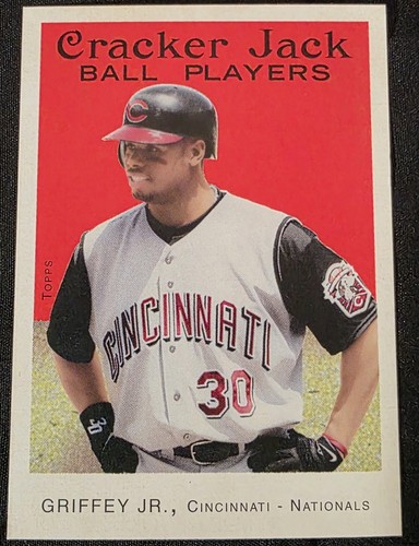 Lotto 7 carte Ken Griffey Jr. - Seattle Mariners Cincinnati Reds - Foto 7 di 10