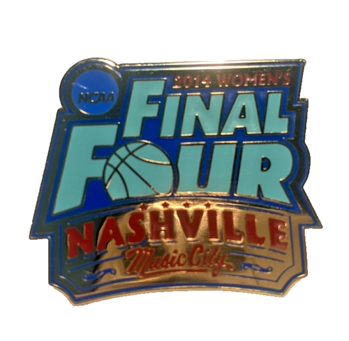 NCAA 2014 Nashville Music City Final Four UConn Notre Stanford Maryland Pin - Picture 2 of 6