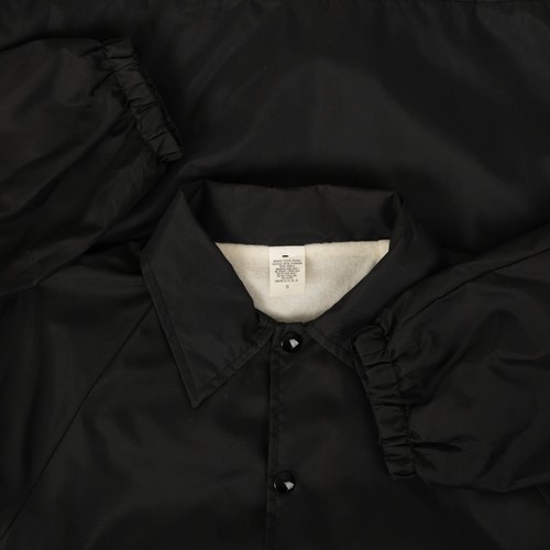Vintage 90s Chalker Auction Coach Jacket S Made in USA Men's Black Back Print - Bild 5 von 6