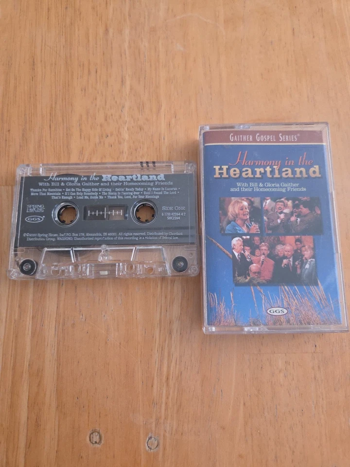 Harmony in the Heartland by Bill Gaither (Cassette, 2000) - Image 2 of 3