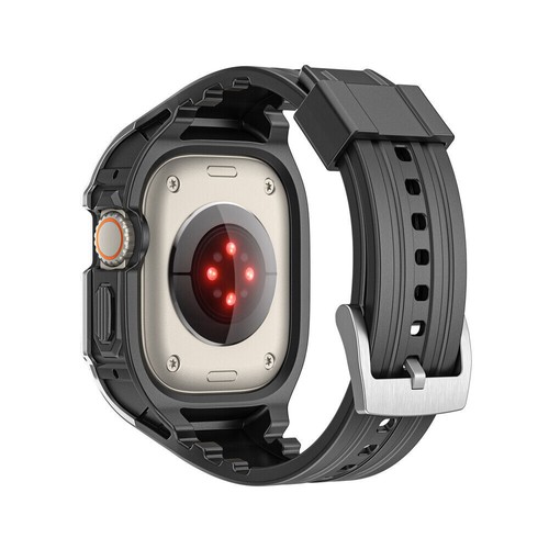 Estuche de PC resistente de una pieza + correa deportiva para Apple Watch Ultra / Ultra 2 49 mm - Imagen 21 de 33