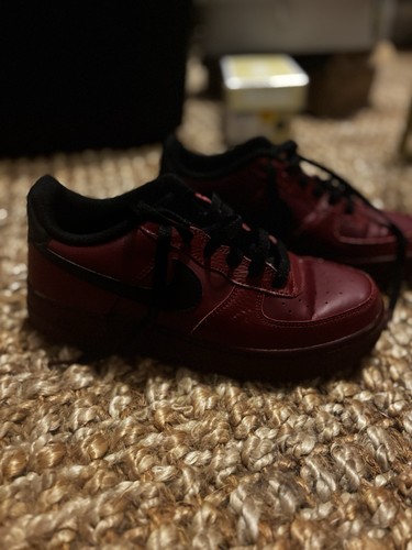 2016 Nike Air Force 1 Team Pivot Red/Black 596728 614 Size 5.5 Pre-Owned - Picture 2 of 5