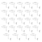 24pcs Hat Racks, Hat Hanger Gridwall Hooks, Slat Panels Cap Rack Retails Display