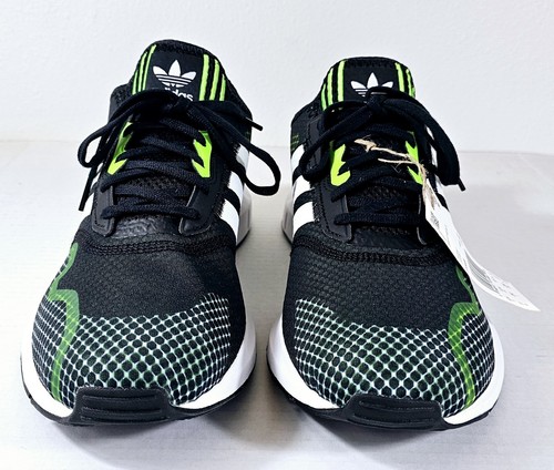 Size 11 - adidas Swift Run X Black Solar Green - Picture 3 of 14