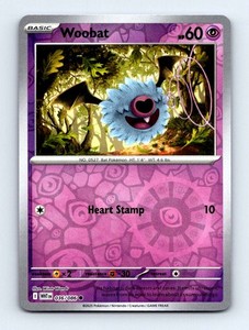 #36 2025 White Flare Woobat REVERSE HOLO
