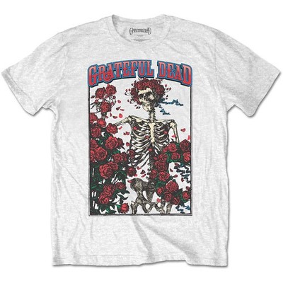 White The Grateful Dead Bertha Logo lizenziert T-Shirt Herren