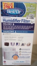 BestAir Two Pack Humidifier Replacement Filter H62 Holmes Mainstays NIP USA
