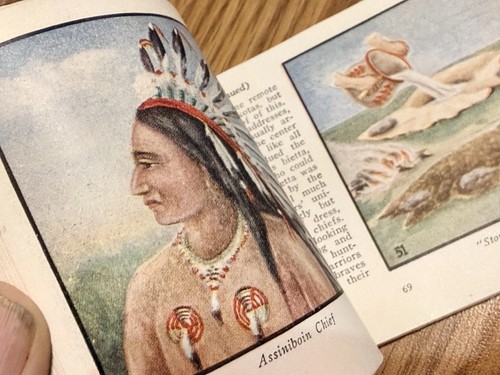Vintage Buch INDIANS OF AMERICA seltenes LEDERGEBUNDENES BOOKLET 1930er - Bild 16 von 19