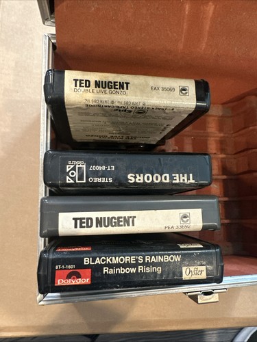 Lot de 4 bandes 8 pistes rangement porte étui arc-en-ciel Ted Nugent - Photo 2/12