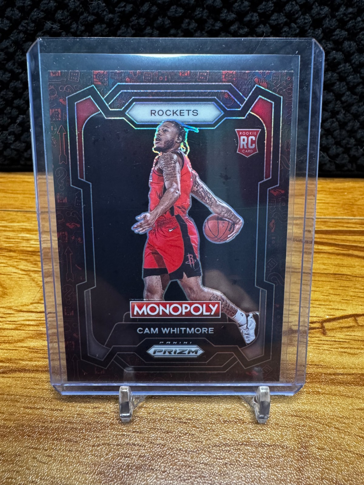 2023-24 Panini Prizm Monopoly - Cam Whitmore #31 Red Pattern Prizm (RC)