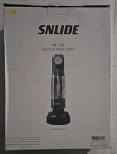 SNLIDE Soda Maker, Water Machine 1000ML Bottle, Black; C02 Purchased Separately