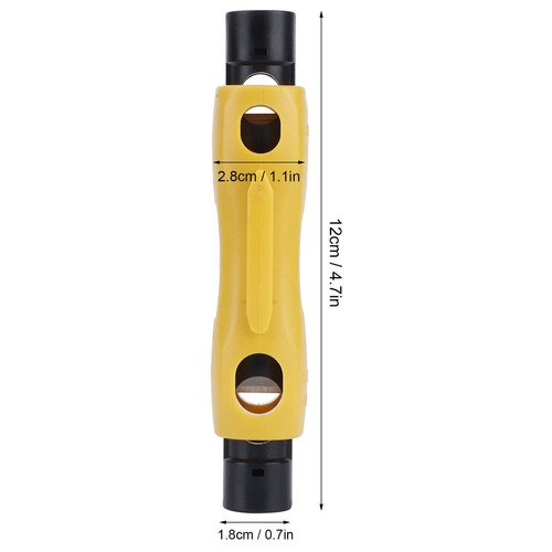 UK HT‑323 Wire Stripper For RG59/6/7/11 Adjustable Coaxial Cable Stripping