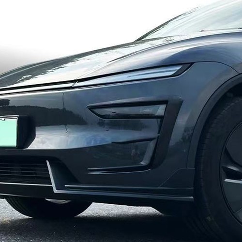 For Tesla Model Y 2025-up Gloss Black Front Side Air Vent Fog Light Molding Trim - Picture 2 of 13