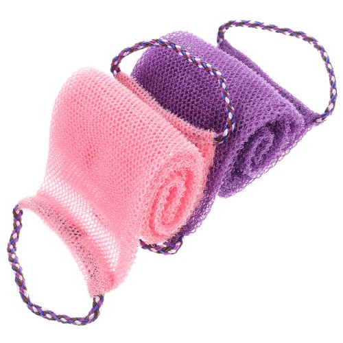 2 Pcs Bath Exfoliating Scrubber African Net Shower Net Chinlon Fabric - Picture 12 of 12