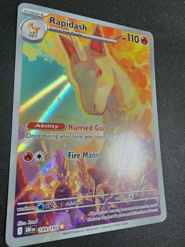 Rapidash - 189/182 - Illustration Rare - Pokemon TCG Karte Destined Rivals NM - Bild 2 von 12
