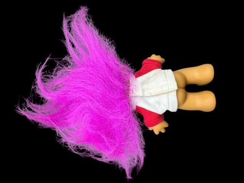 Troll Vintage I Love Lake Tahoe Figurine Doll Purple Hair Russ - Picture 9 of 9