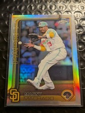 2025 Topps Chrome Refractor Manny Machado San Diego Padres