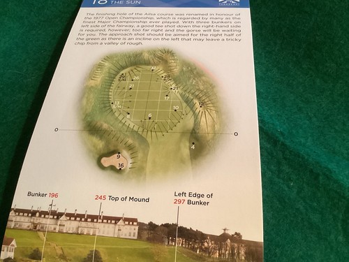 Schottland Turnberry Golfplatz Aailsa YARDAGE GUIDE - Bild 6 von 6