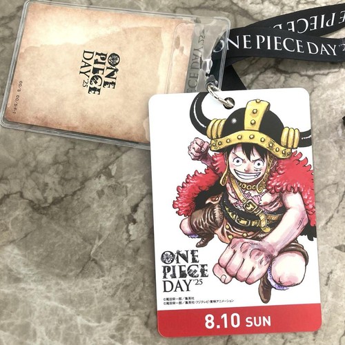 One Piece Day 25 Collector's Set Tote Bag Sticker Pass Card Brag Men Note Used - Picture 3 of 9