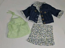 HTF Magic Attic Club Rose 2001 starter meet outfit jacket And skirt With Shirt 