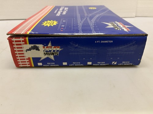 USA Trains G Scale R81215 4' Diameter Left Remote Turnout Illuminated NIB - Picture 3 of 3