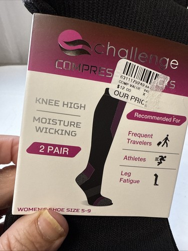 challenger halloween compression socks new pack of 2 moisture wicking - Picture 4 of 8