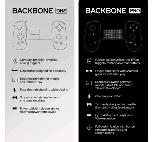 Backbone One 2nd Gen PlayStation Edition Lightning Mobile Controller for iPhone - Picture 8 of 10