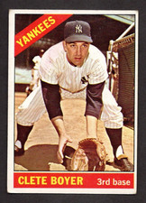1966 Topps #9 Clete Boyer - Good