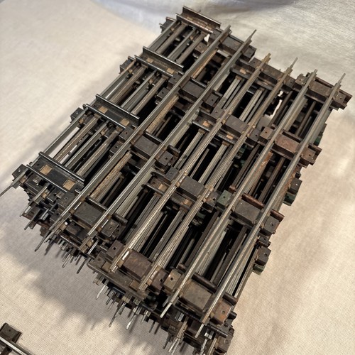 American Flyer S Gauge Vintage Train Track Lot Of 50 Straight Pieces - Picture 5 of 7