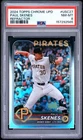 2024 Topps Chrome Update #USC27 Paul Skenes Rookie RC Refractor PSA 8