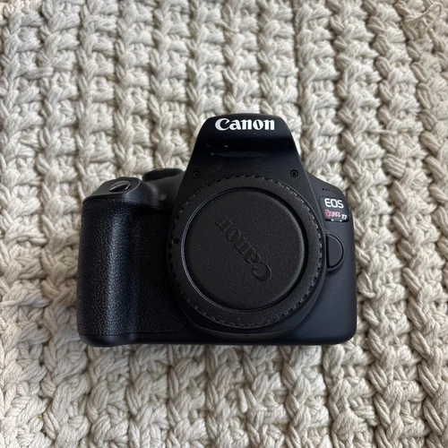 Canon EOS Rebel T7 EF-S 18-55mm Camera, Battery, Strap, Charger, No Bag