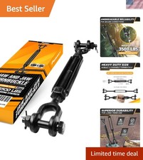 ] 5/8”x15” Heavy Duty Jaw and Jaw Turnbuckle, 3500 lbs Working Load Limit, We...