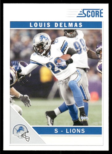 2011 Score #97 Louis Delmas Detroit Lions Football Karte - Bild 1 von 2