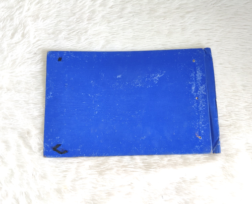 Cubierta de archivo de cartón rectangular azul impresa dama inglesa vintage de 1930 CB912 - Imagen 4 de 4