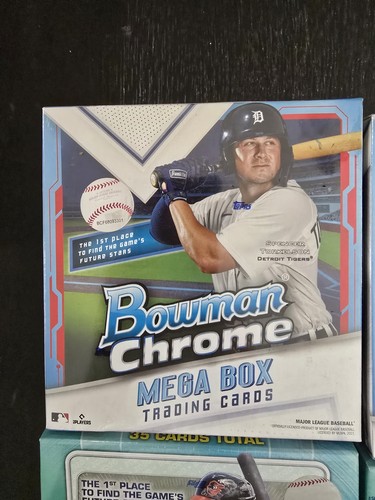 Mega caja de béisbol Bowman 2020 y 2021 cromada lote de 6 - Imagen 2 de 4