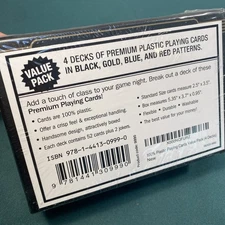 Set of Peter Pauper Press PLAYING CARDS ~ Sealed In Original Packaging ~ 4 Decks