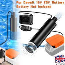 12V Cordless Submersible Oil/Water Pump Water Transfer Pump for Dewalt 18V 20V