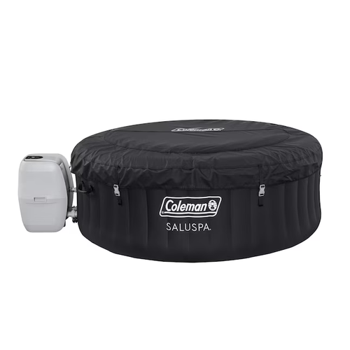 Coleman Miami AirJet Round Inflatable Hot Tub with EnergySense Cover Black - Picture 6 of 9